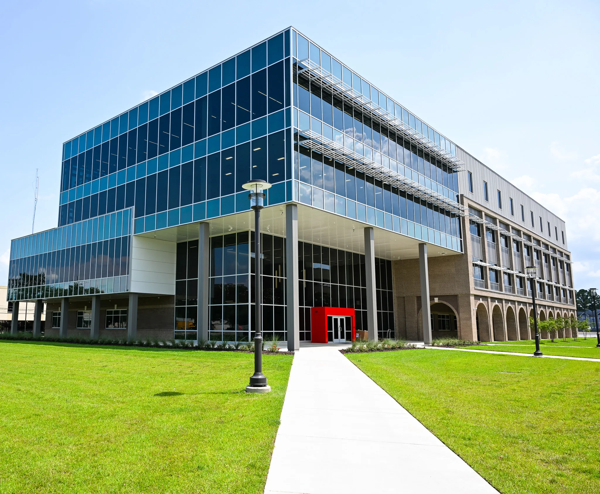 Exterior view of the new building