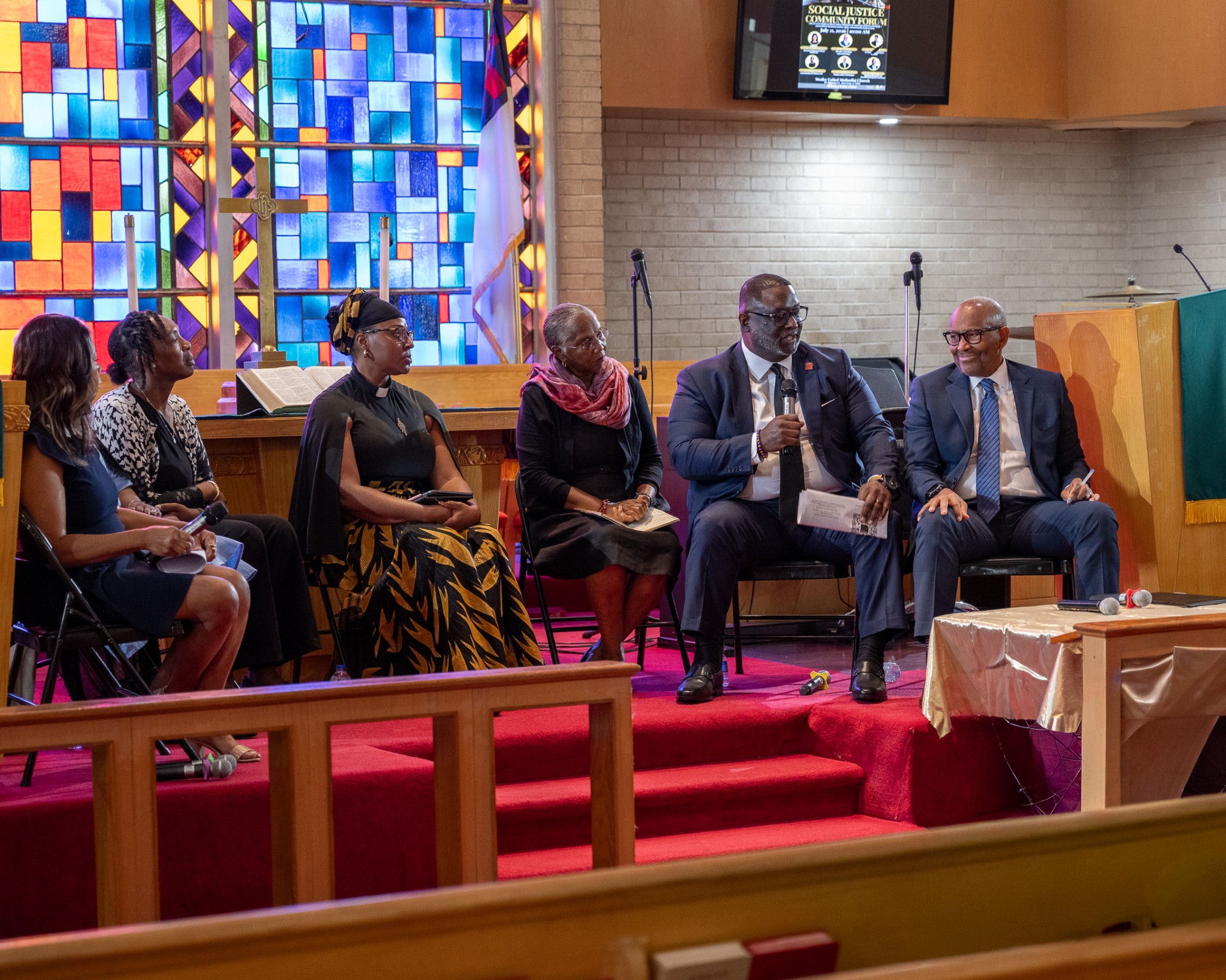 Chancellor Smith on the panel