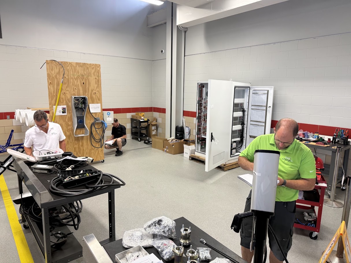 EVSE Technician students