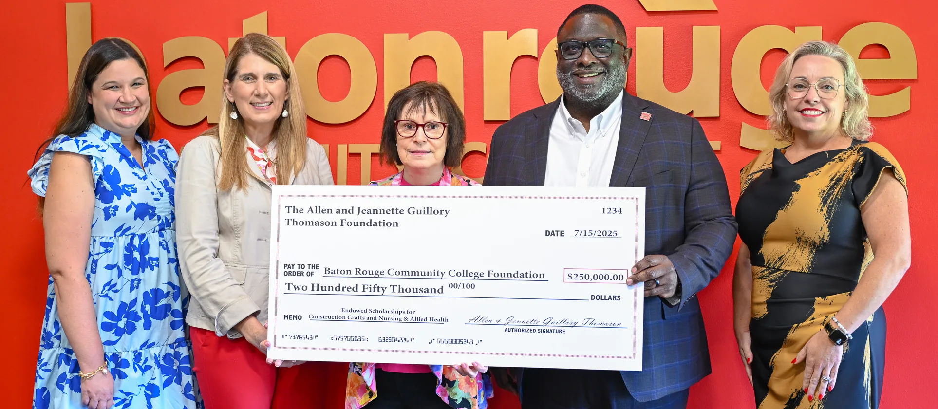 Thomason Foundation Donates $250,000