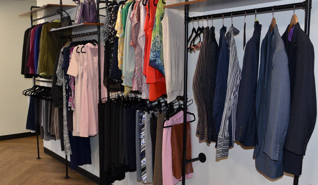 Sample of clothing available at The Closet